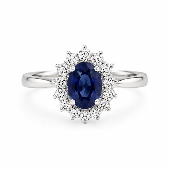 Anello Cianfrone Gioielli Donna in Oro Zaffiro 1.62 Ct ANOR-39-198 - ANOR-39-198